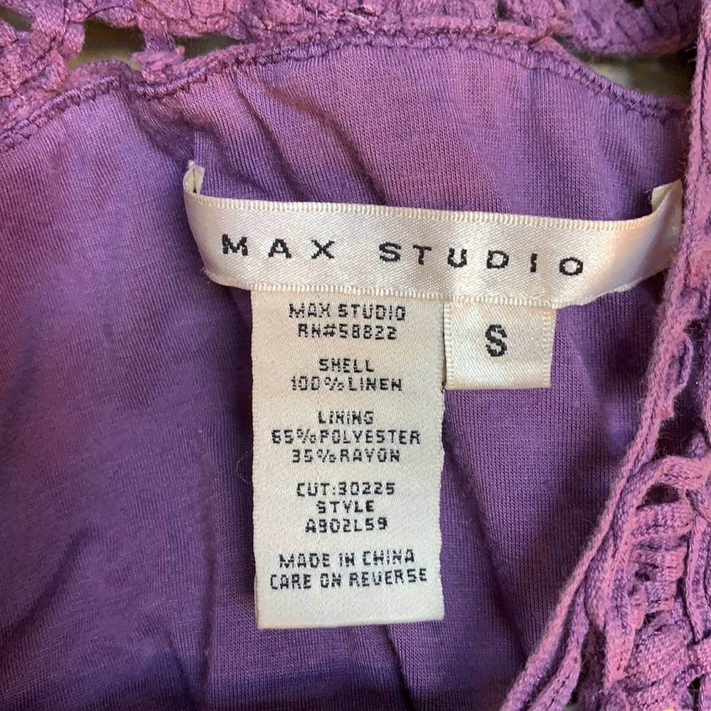 Max Studio 100% Linen Dress - Picture 4 of 4